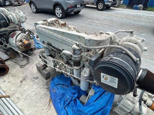 Lugger l6125 marine diesel engine pair with zf. gears