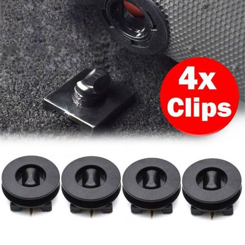 4pcs new universal plastic black car mat carpet clip carpet fastener accessories