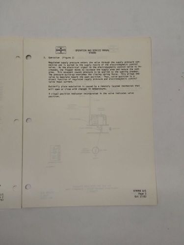 Garrett one &amp; one-half inch diameter temperature control valve part no 979990-1