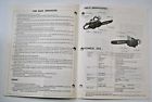 Vintage 1980s echo chainsaw cs-290evl operator&#039;s manual