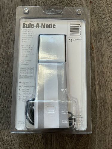 Rule-a-matic float switch model 35a  12-24-32 vdc  950-0520a mercury-free