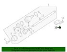 Genuine porsche shield bolt n-106-649-01