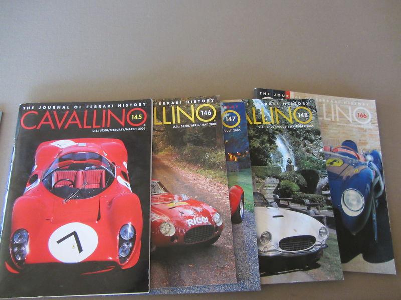 Ferrari cavallino magazine 4 issues 145-146-147-166