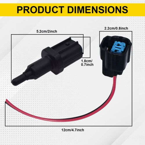 Inlet air temperature sensor w/connector for 1996-2000 honda civic 37880p2a004 k