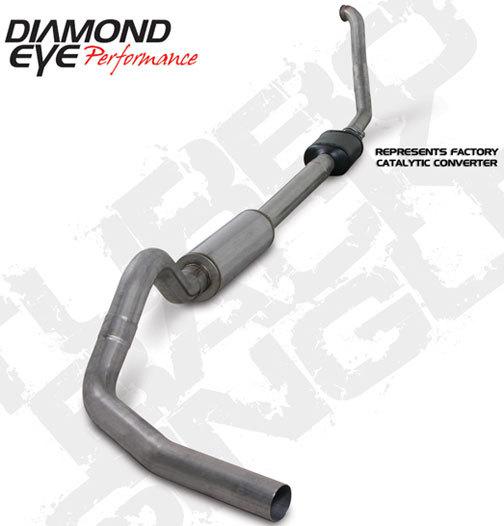 Diamond eye exhaust- 94-97 ford 4" stainless-turbo back single