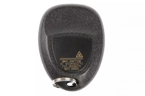 Genuine gm 4 button keyless entry remote key fob 20877108