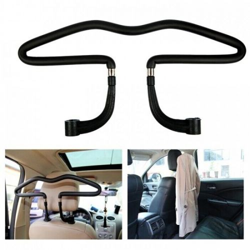 Metal car coat hangers - non slip - fits headrests-