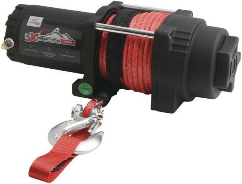 All balls expedition series 4-bolt winch with synthetic rope 3500 lbs.