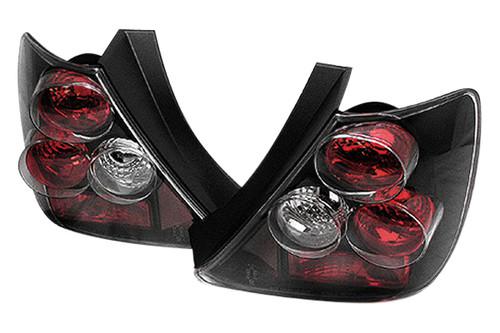 Spyder hc033d - 03-05 honda civic si black euro tail lights rear stop lamps