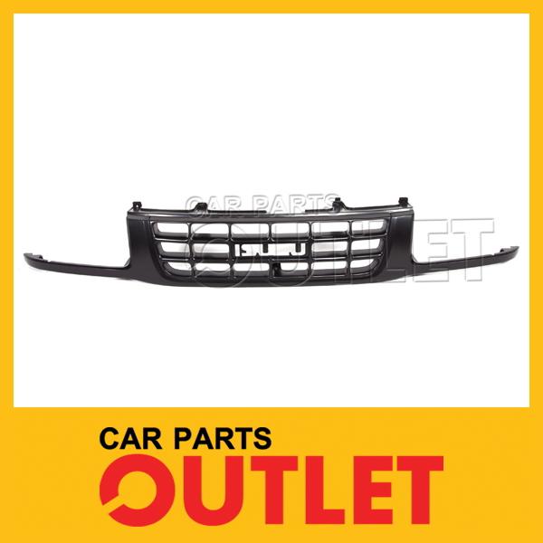 1998 1999 isuzu amigo front grille shell raw black iz1200131 rodeo plastic frame