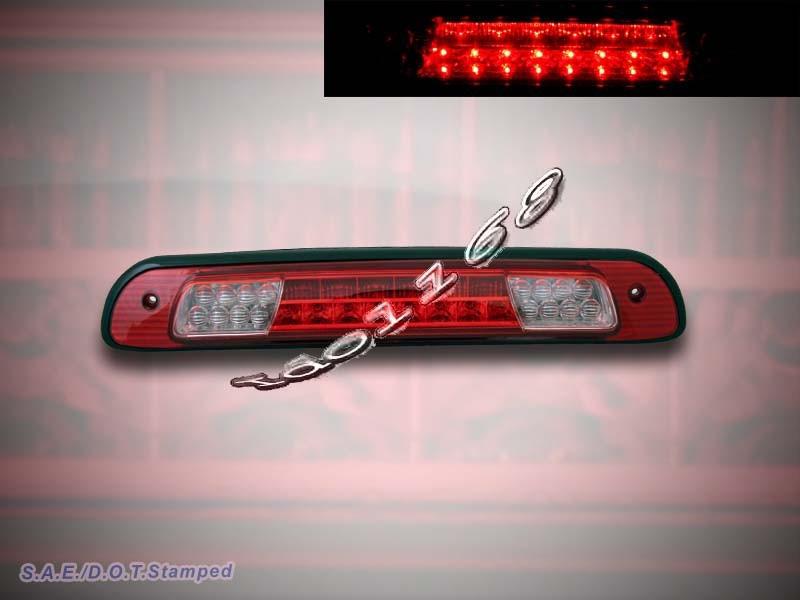 00 01 02 03 04 05 06 toyota tundra l.e.d. third brake light led red clear new