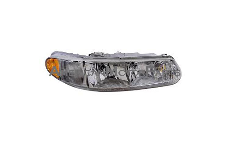 Passenger side replacement headlight w/ corner lamp 97-05 buick century regal