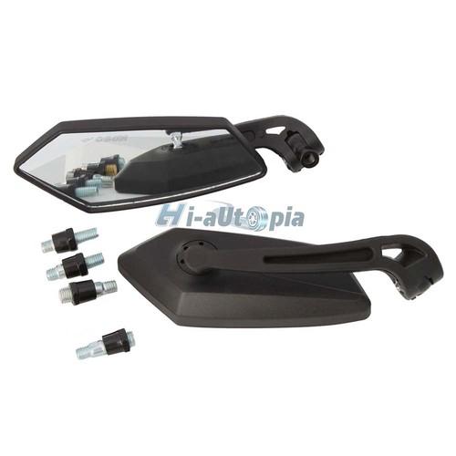 New universal motorcycle mirror modified rearview mirror lens black