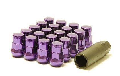 Muteki sr35 closed ended lug nuts 16 + 4 lock set purple 12 x 1.50 32926lp