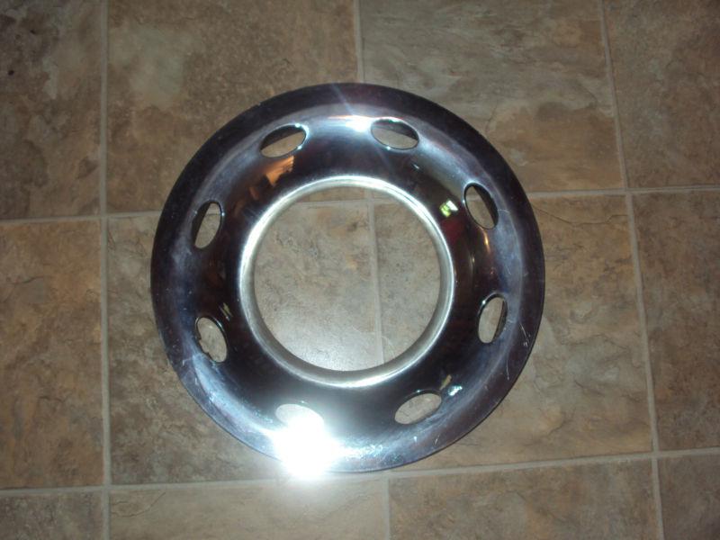 Phoenix # qt545clo 15" trailor hubcap w open center 8 ovals nice! 