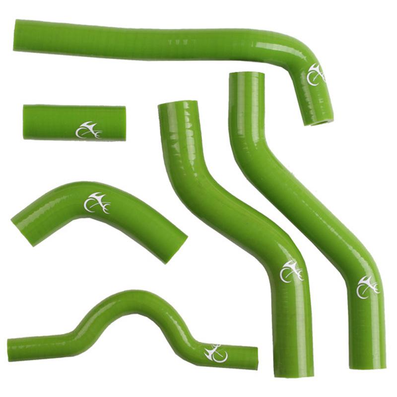 For kawasaki kxf250 kx250f kxf 250 silicone green radiator hose kit 06 2006