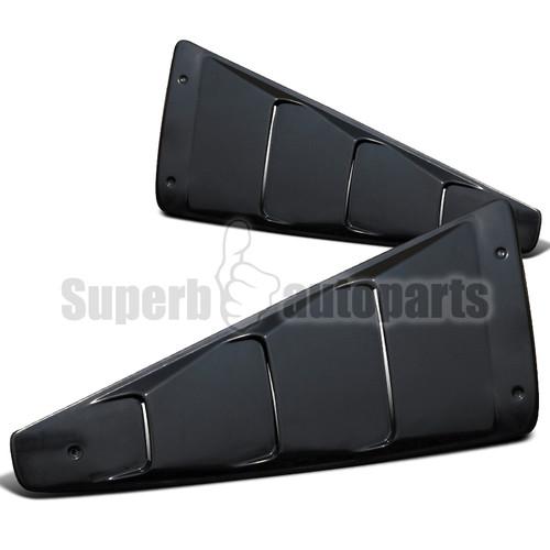 2005-2013 ford mustang retro quarter panel window louver slotted