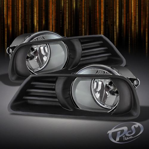 07-09 toyota camry driving bumper fog lights lamps+switch+bulbs left+right set