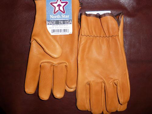 #750 xl brown leather goatskin goat motorcycle riding gloves american made