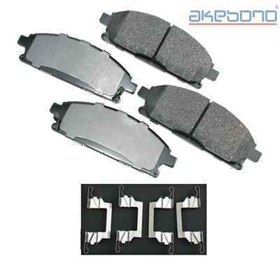 Akebono act691 brake pad or shoe, front-proact ultra premium ceramic pads