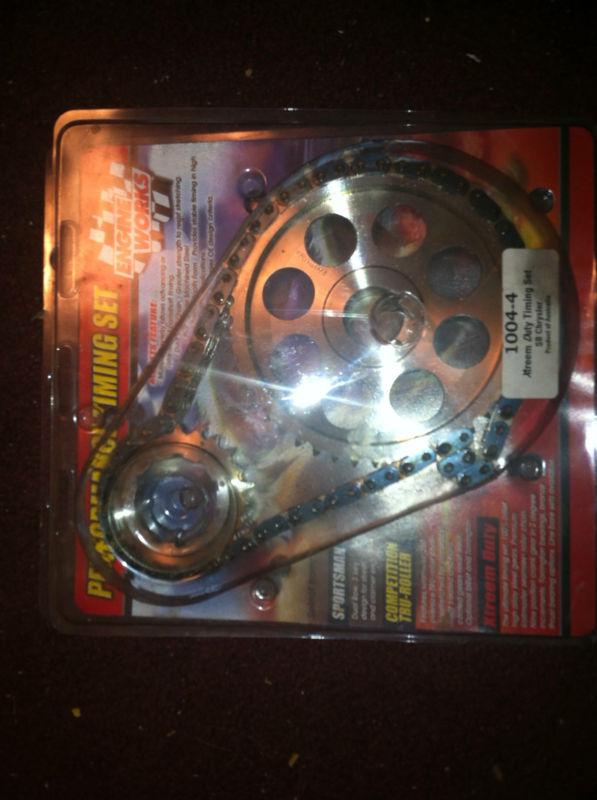 Sb chrysler performance timing chain and gear set  engine works 1004-4