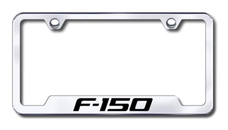 Ford f150  engraved chrome cut-out license plate frame made in usa genuine