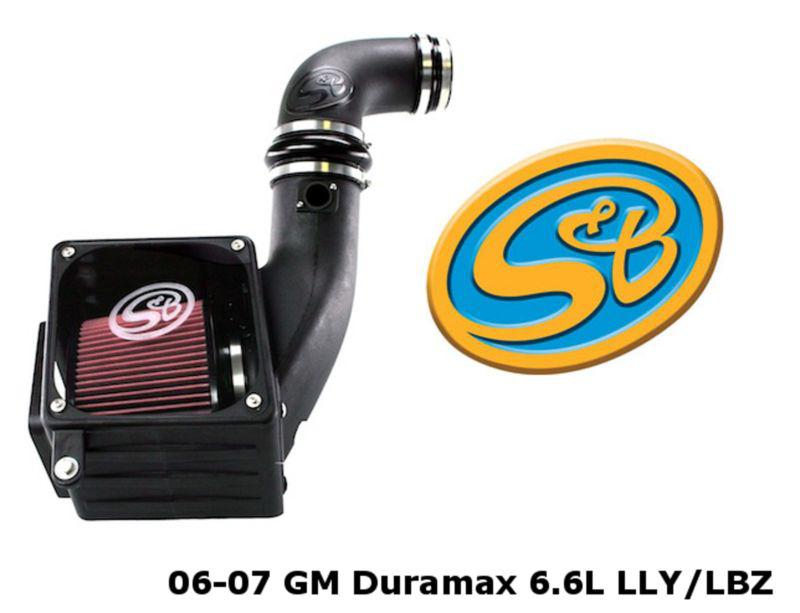 75-5013-1 s&b cold air intake 2006-2007 chevy/gmc duramax 6.6l lly/lbz +49.5%