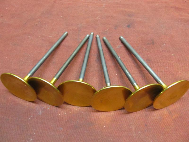 Nascar del west coated titanium intake valves new #208