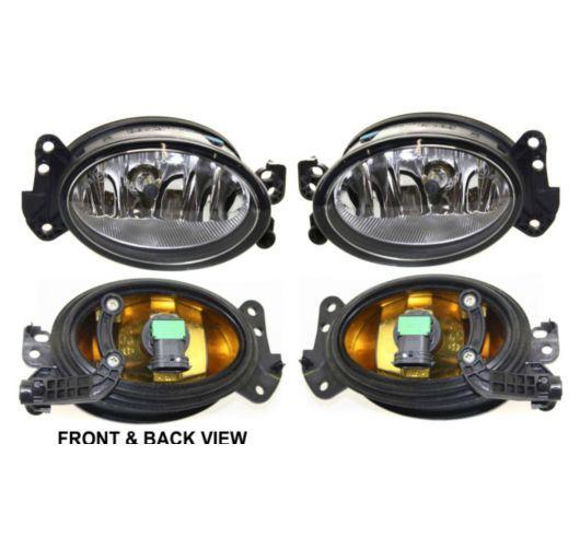 Mercedes benz clk e ml class fog driving lights lamps pair set