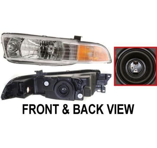 New replacement headlight assembly lh / for 1999-01 mitsubishi galant