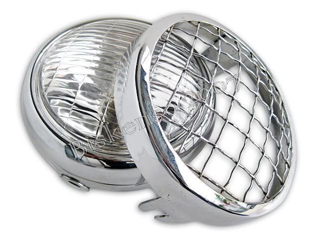 Yamaha chappy lb50 lb80 chrome headlight + detecter set