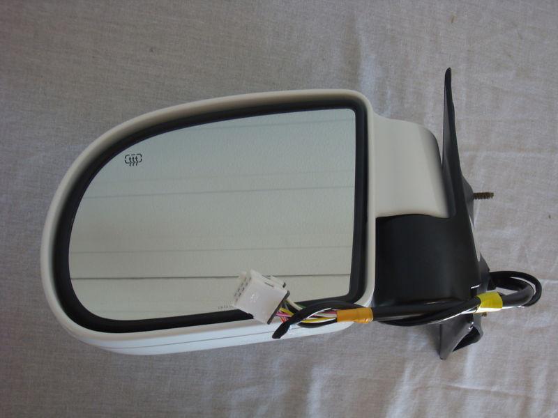 Nos oem gmc jimmy envoy olds bravada remote heated mirror white left 4wd 1999