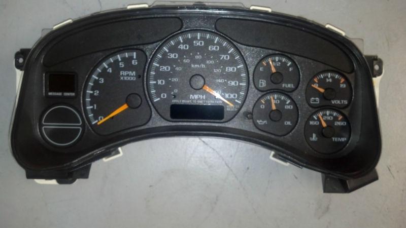 1999-2002 suburban tahoe silverado gauge cluster