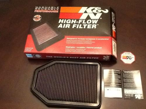 Jeep wrangler k&n replacement airfilter 2007-2014 like new