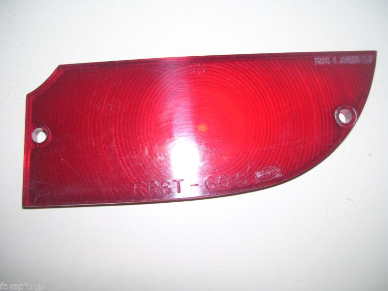 1960-61 mercury comet station wagon rh lower tail light lens - erst-60c - mel79