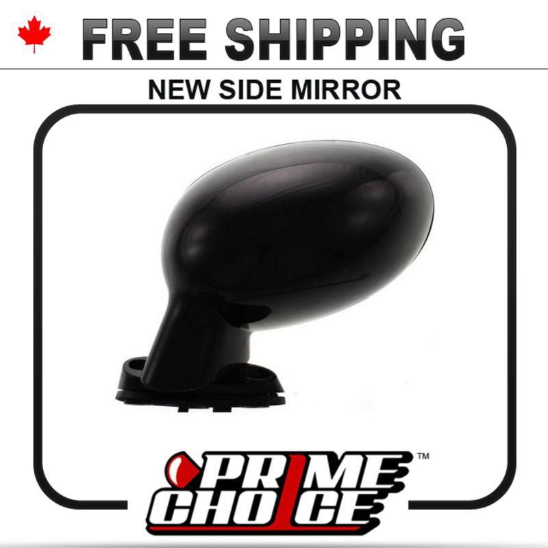 New power non heated drivers side view door mirror