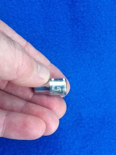 Snap on metric socket tmm-6 (6 mm)  1/4" drive 6 point very good condition  #382