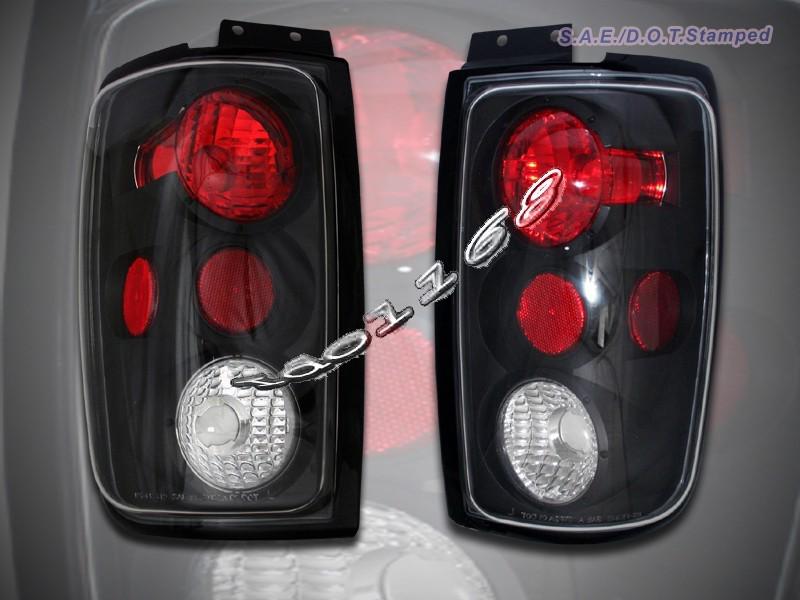 97-02 ford expedition altezza tail lights black g2 left right rear lamps