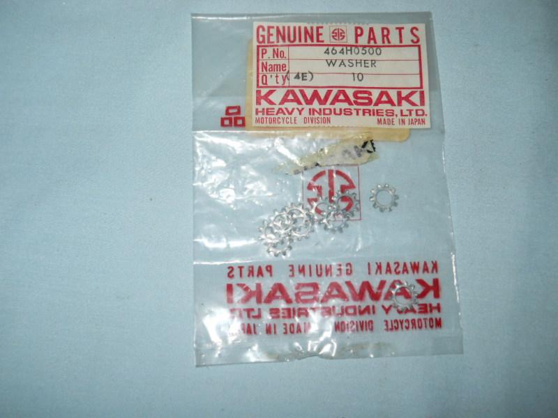 Nos kawasaki a1 handlebar star lock washer lot 464h0500 buy 10