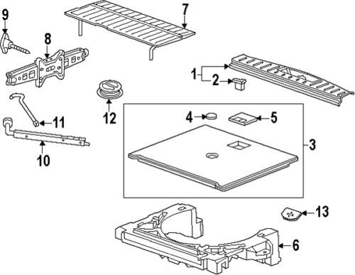 Gmc 25892542 genuine oem factory original extension