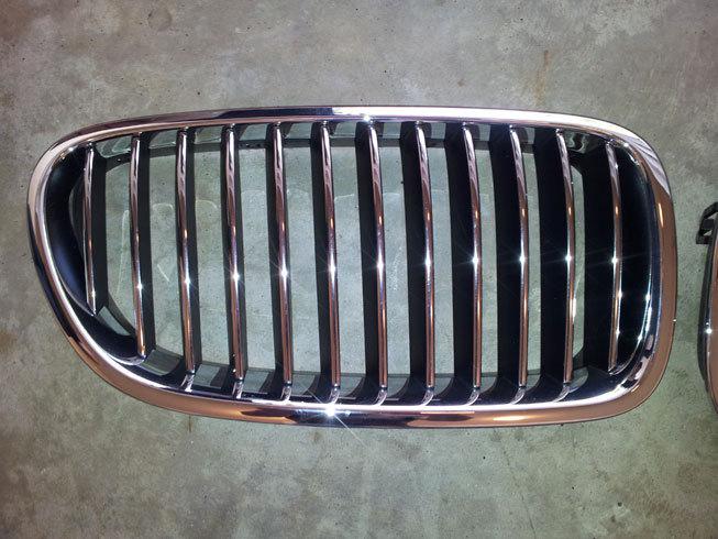 Oem bmw f10 5 series front grills (chrome) excellent condition - 528i 535i 550i