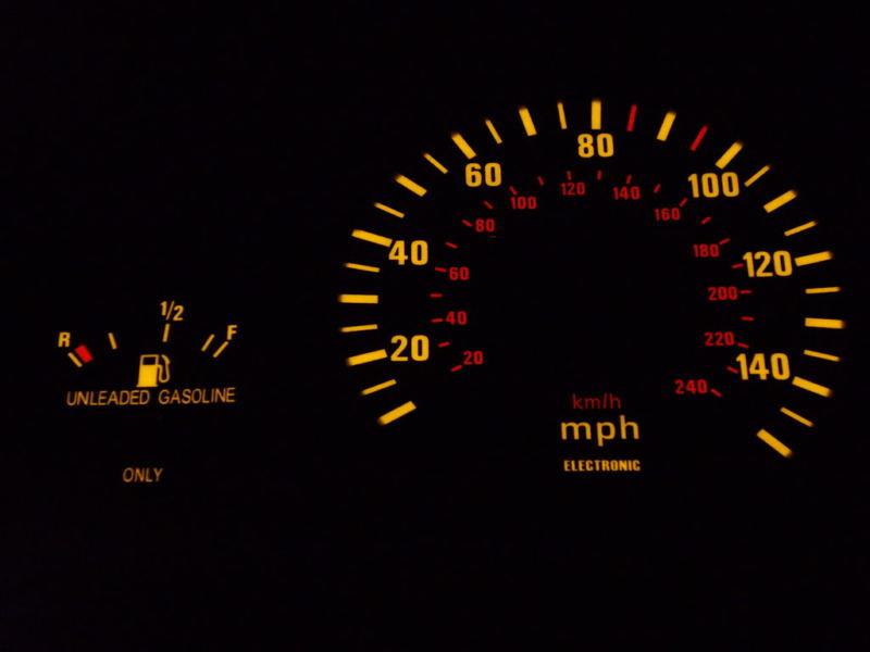 Bmw e30 uk 82-94 plasma glow cluster speedo dashboard gauges dials 140 mph ba