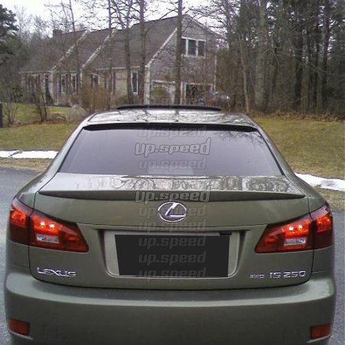 Unpainted for lexus is sedan oem type rear wing trunk + roof spoiler 06 ~ 12  ◙