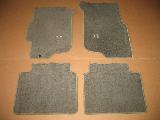 1996 1997 1998 1999 2000 honda civic sedan gray carpet floor mats oem used set
