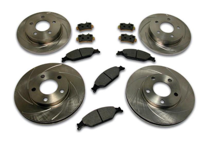 Ssbc performance brakes a2360011 turbo slotted rotors 99-04 mustang