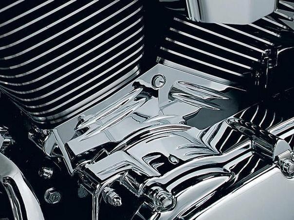 Kuryakyn cylinder base cover chrome harley-davidson flst 2000-2006