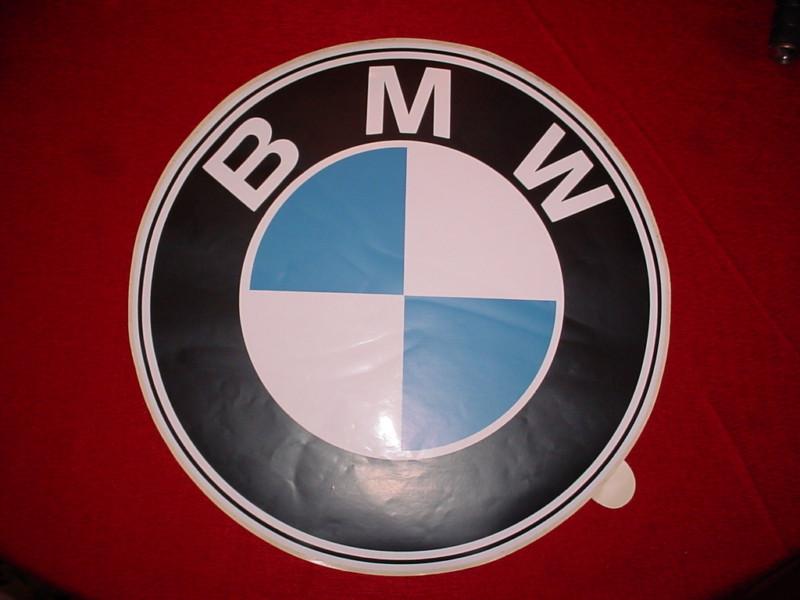 Bmw roundel adhesive backed decal sticker 6 inch dia 318 325 m3 535 740 m5