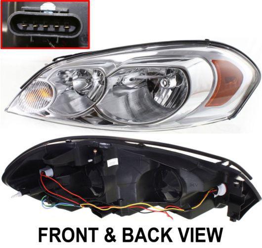 06-12 chevy impala headlamp headlight driver side left lh