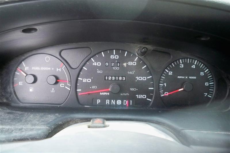 01 02 ford taurus speedometer cluster mph w/o flex fuel vehicle f087mj 59111