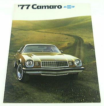 1977 77 chevrolet chevy camaro brochure rally sport z28